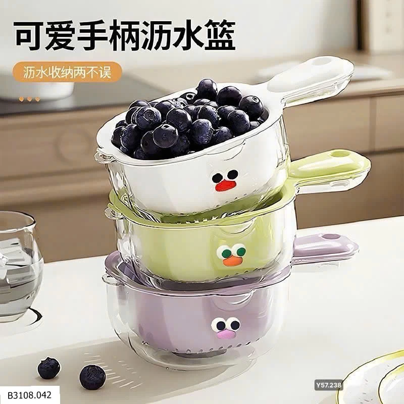 Giỏ thoát nước Dopamine 2 lớp   Giá sỉ 60k /1 set /3 c