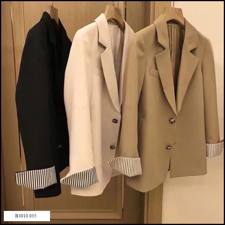 ÁO BLAZER TAY KẺ   Giá sỉ 175k