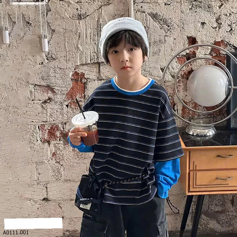 ÁO PHỐI MÀU AMBB   Giá sỉ Sz 90-150 #135k Sz 160 #149k Sz 170 #161k