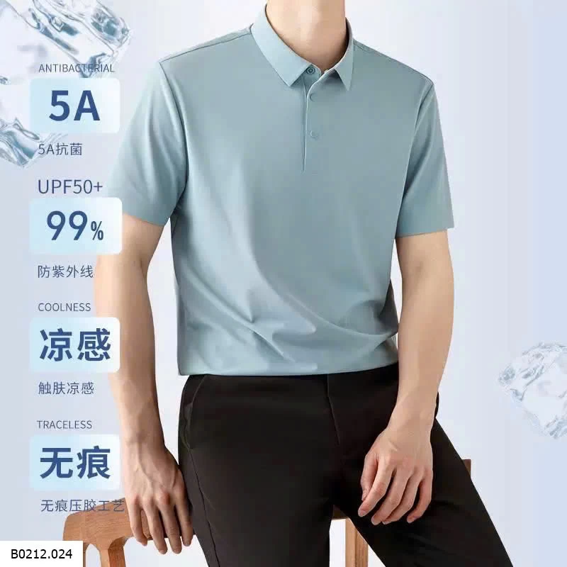 ÁO POLO NAM CAO CẤP 5A KHÁNG KHUẨN Giá sỉ 270k
