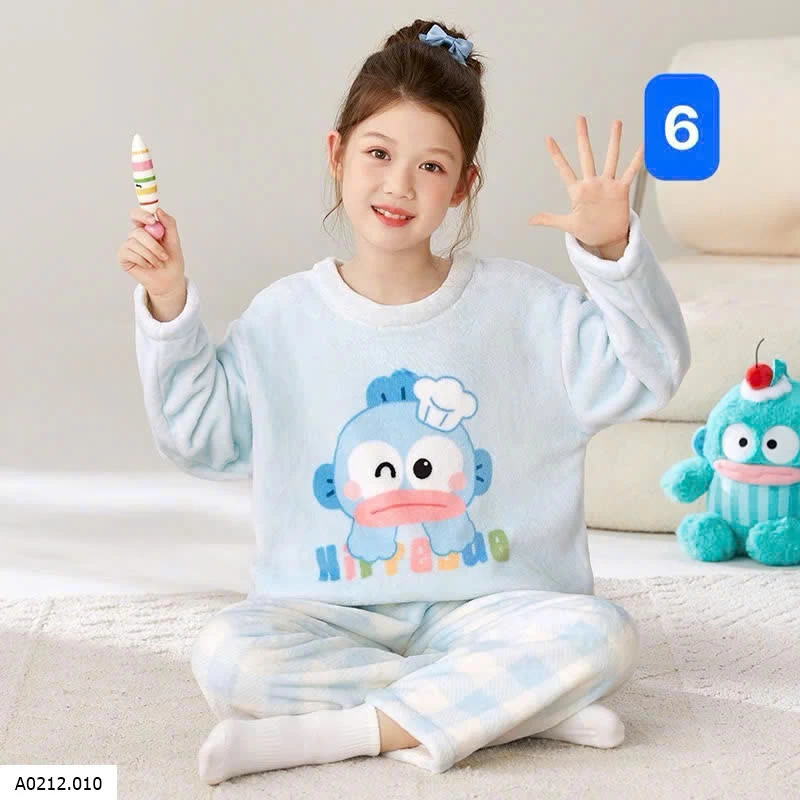 BỘ NỈ BÔNG BÉ GÁI SZ ĐẠI LOẠI ĐẸP  Giá sỉ - Sz bé : 12-16  ==> #160k    - Sz đại: S- XXL  ===> #180ka