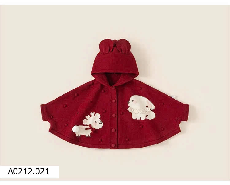 ÁO CHOÀNG LEN ĐỎ DỄ THƯƠNG MBANG  Giá sỉ 284k