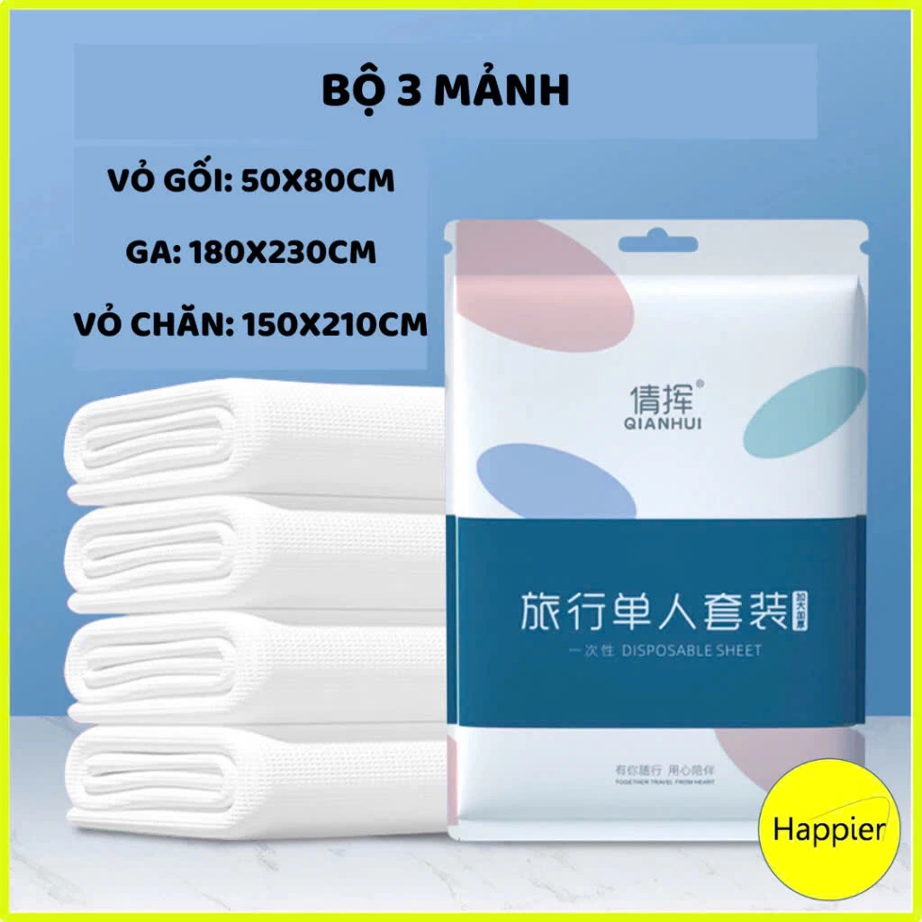 bộ ga trả giường du lịch kháng khuẩn sỉ 40k