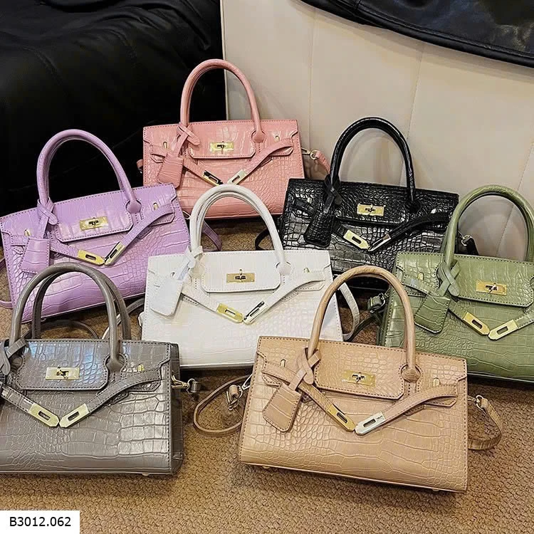 TÚI DA PU THỜI TRANG DẬP VÂN CÁ SẤU  Giá sỉ 190k