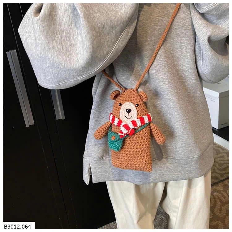 TÚI LEN GẤU CUTE  Giá sỉ 125k