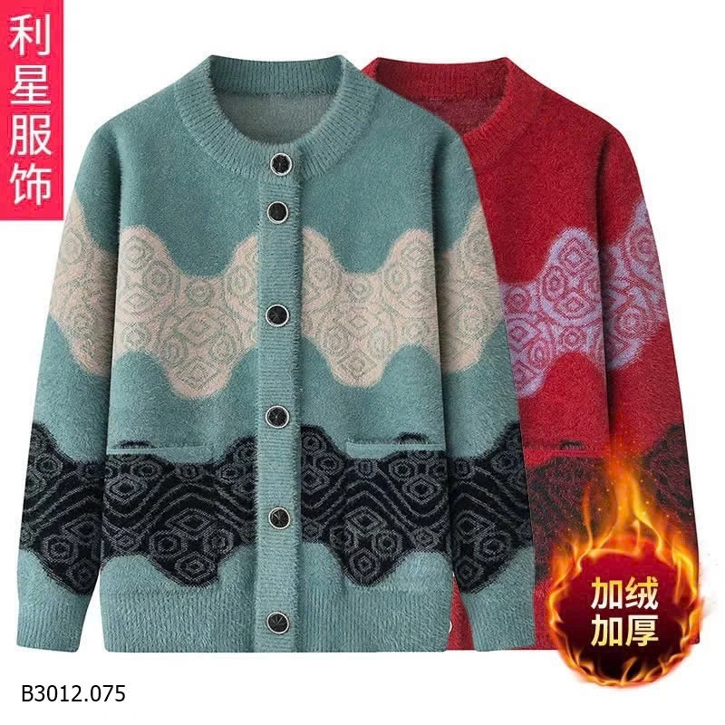 Áo len cardigan hoạ tiết   Giá sỉ 265k