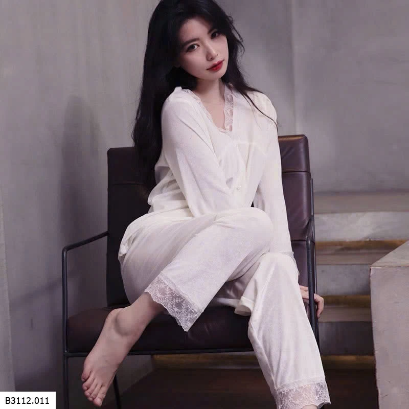 BỘ NGỦ NHUNG VIỀN REN QCCC   Giá sỉ 225ka