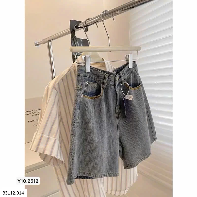 QUẦN SHORT JEAN LƯNG CAO HACK DÁNG  Giá sỉ 140k