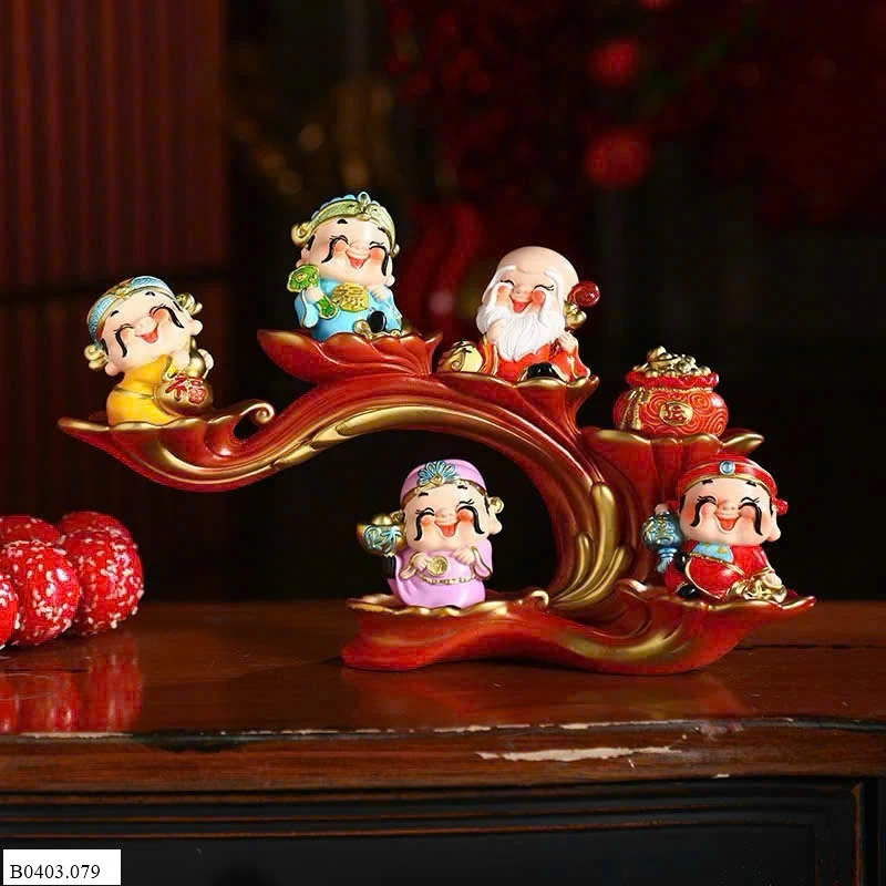 BỘ TƯỢNG 5 ÔNG THẦN TÀI   Sỉ 220k/ 1 bộ
