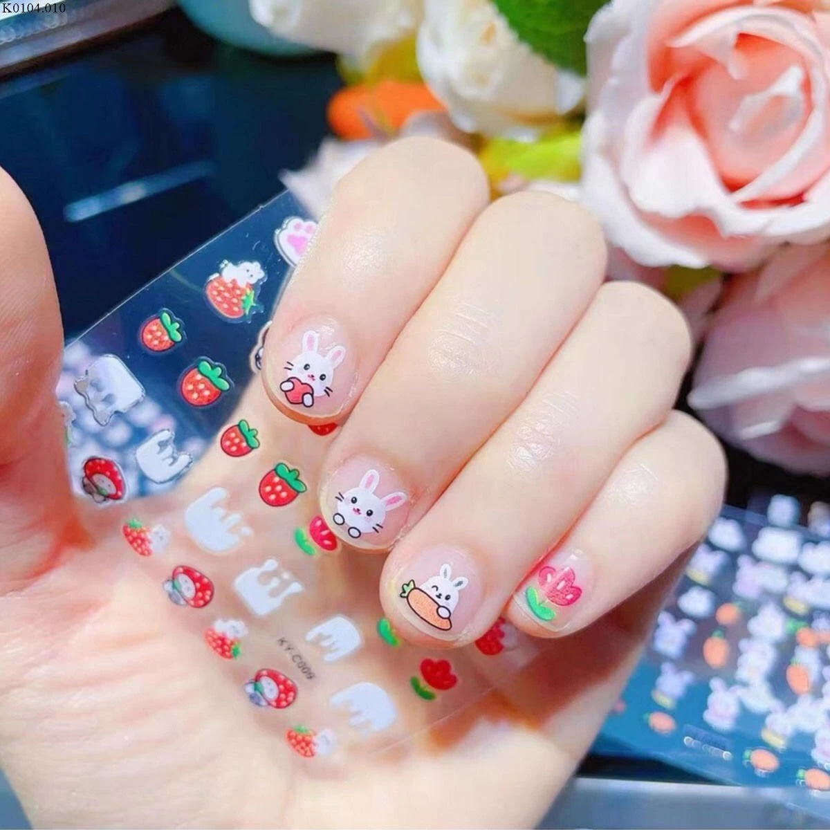 HÌNH DÁN NAIL Si 26k/set 30 tờ mix ngẫu nhiên