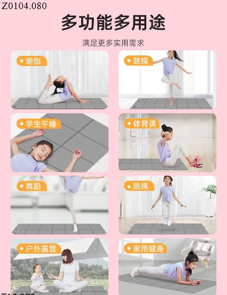 THẢM YOGA GẤP GỌN Si 200k/c