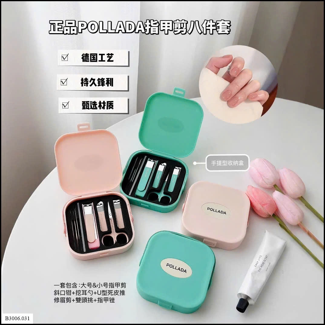 BỘ KIỀM CẮT MÓNG TAY POLLADA    Sỉ giá 60k
