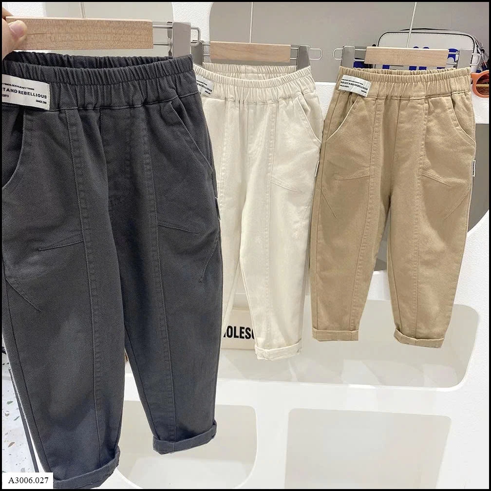 QUẦN KAKI BÉ TRAI    Sỉ giá 122k