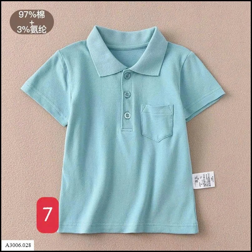 Áo phông cổ sen bé gái  Sỉ giá 108k