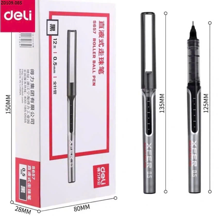 BÚT KIM NƯỚC HÃNG DELI   Sỉ 60k/ 1 sét 12c