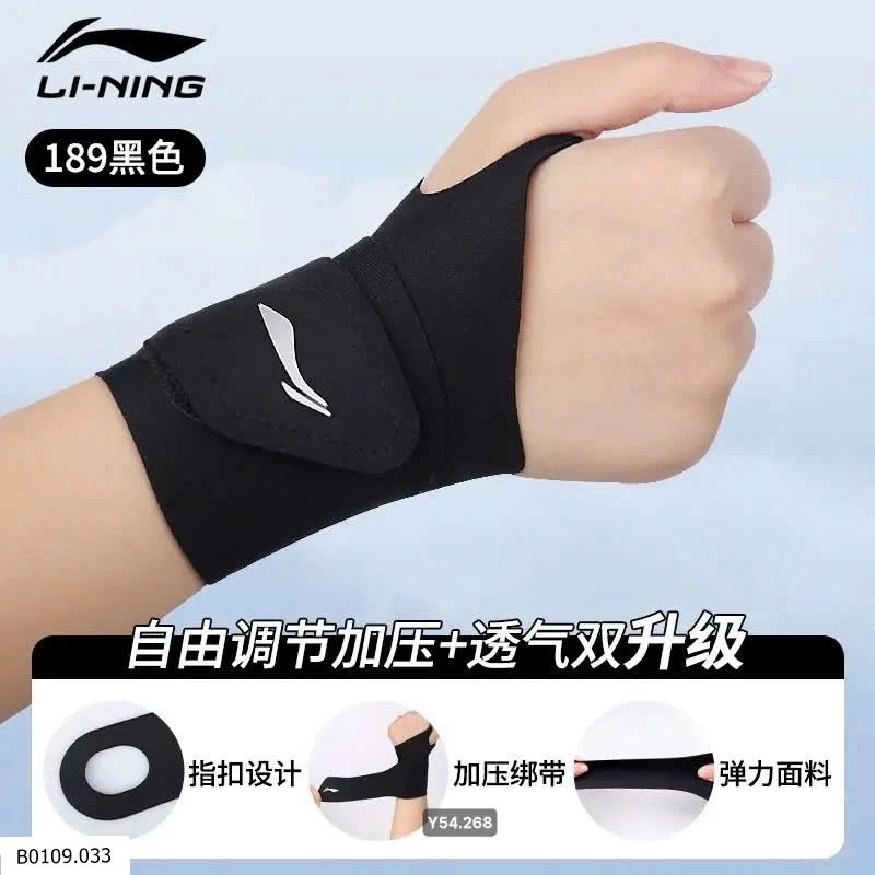 BĂNG BẢO VỆ CỔ TAY LINING   Giá sỉ 120k/1 đôi