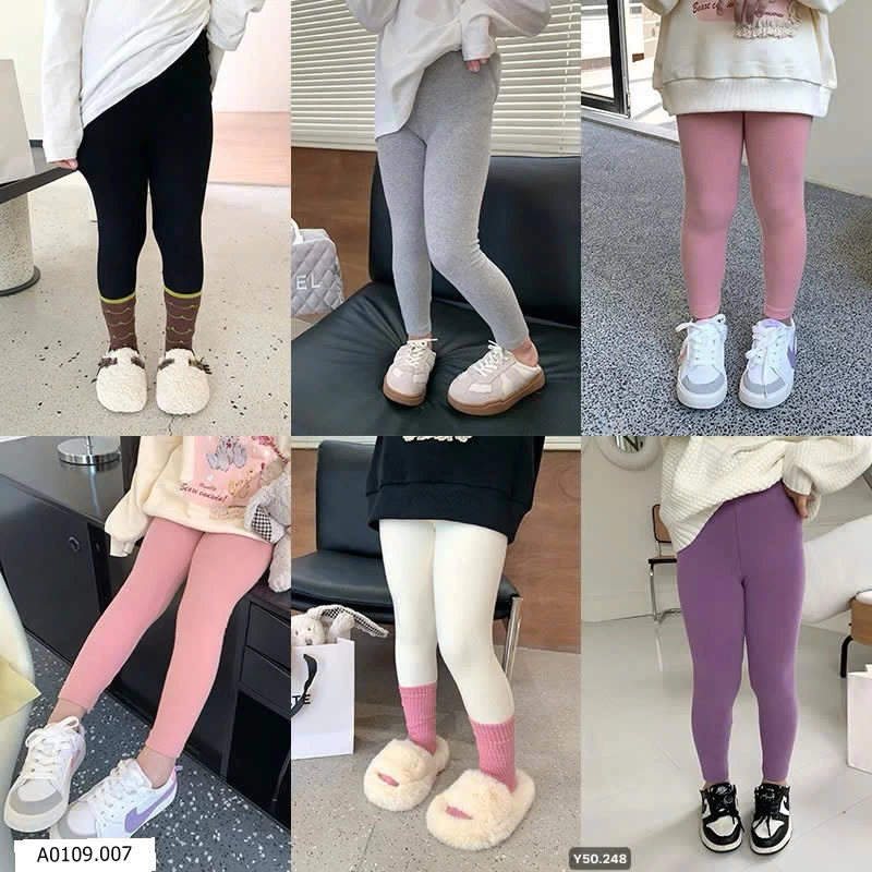 Quần legging cotton mỏng cho bé gái nhà AMBB  Giá sỉ 110k/1 chiếc