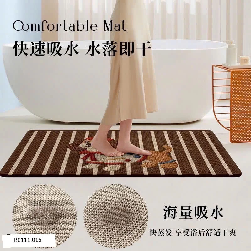 Thảm lau chân siêu thấm nước   Giá sỉ 70k