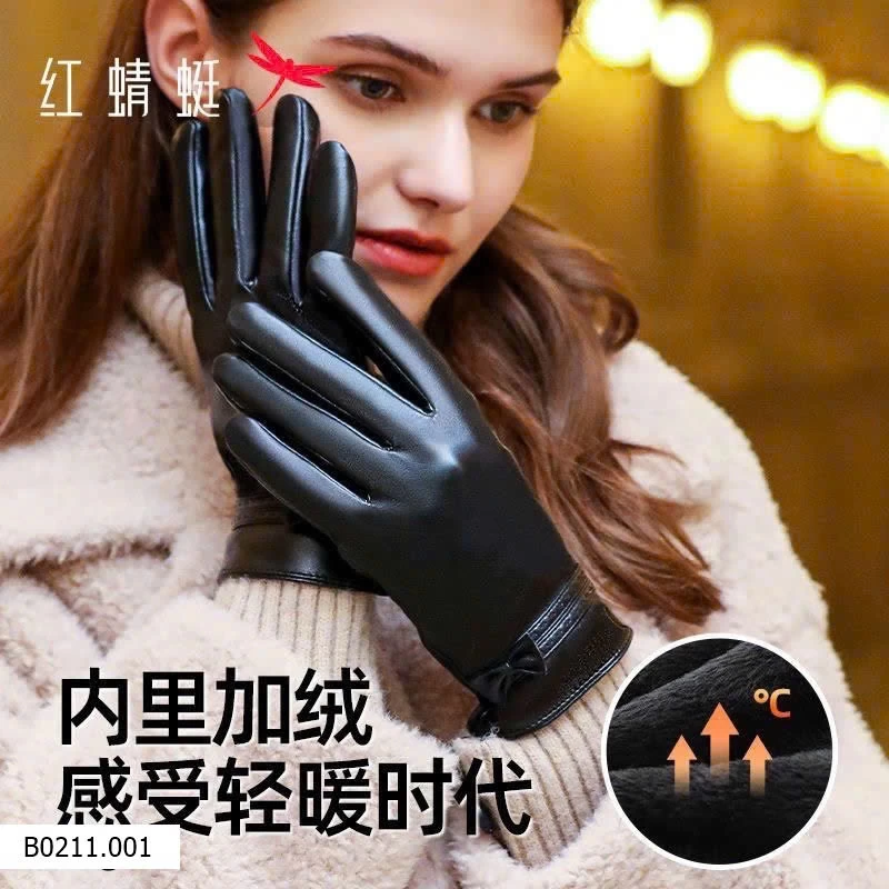 GĂNG TAY DA NỮ HÃNG RED1 DRAGONFLY  Giá sỉ 80k