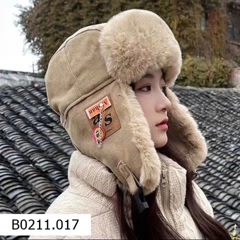 MŨ LÔNG KHOÁ CÀI GIỮ ẤM CỰC XINH  Giá sỉ 80k