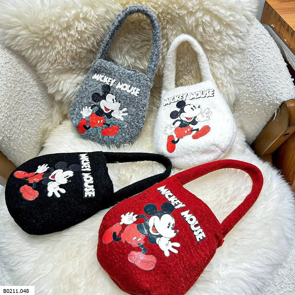 TÚI TOTE LÔNG CHUỘT MICKY  Giá sỉ NHỎ: 60K LỚN: 90K