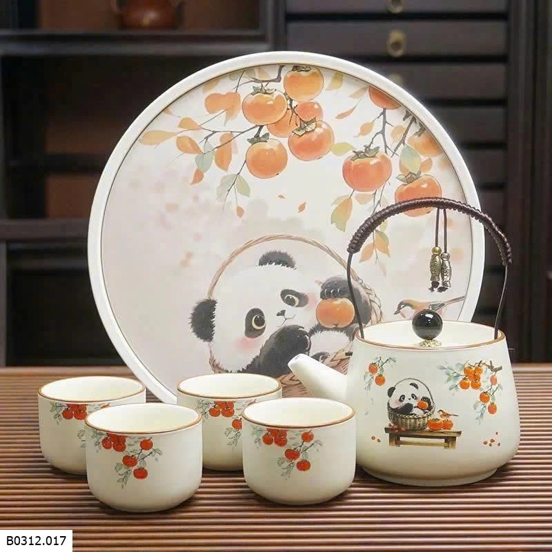 BỘ ẤM CHÉN HOẠ TIẾT  Giá sỉ 240k