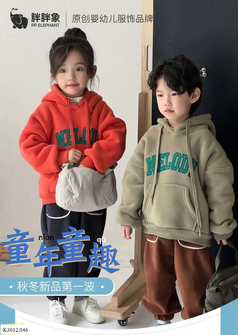 ÁO HOODIE LÓT LÔNG CỪU HÃNG ELEPHANT Sỉ 147k