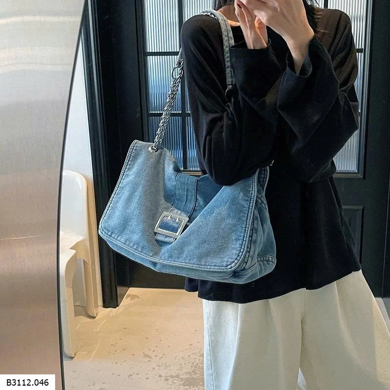 TÚI DENIM DÂY XÍCH PHONG CÁCH HÀN QUỐC  Giá sỉ 200k