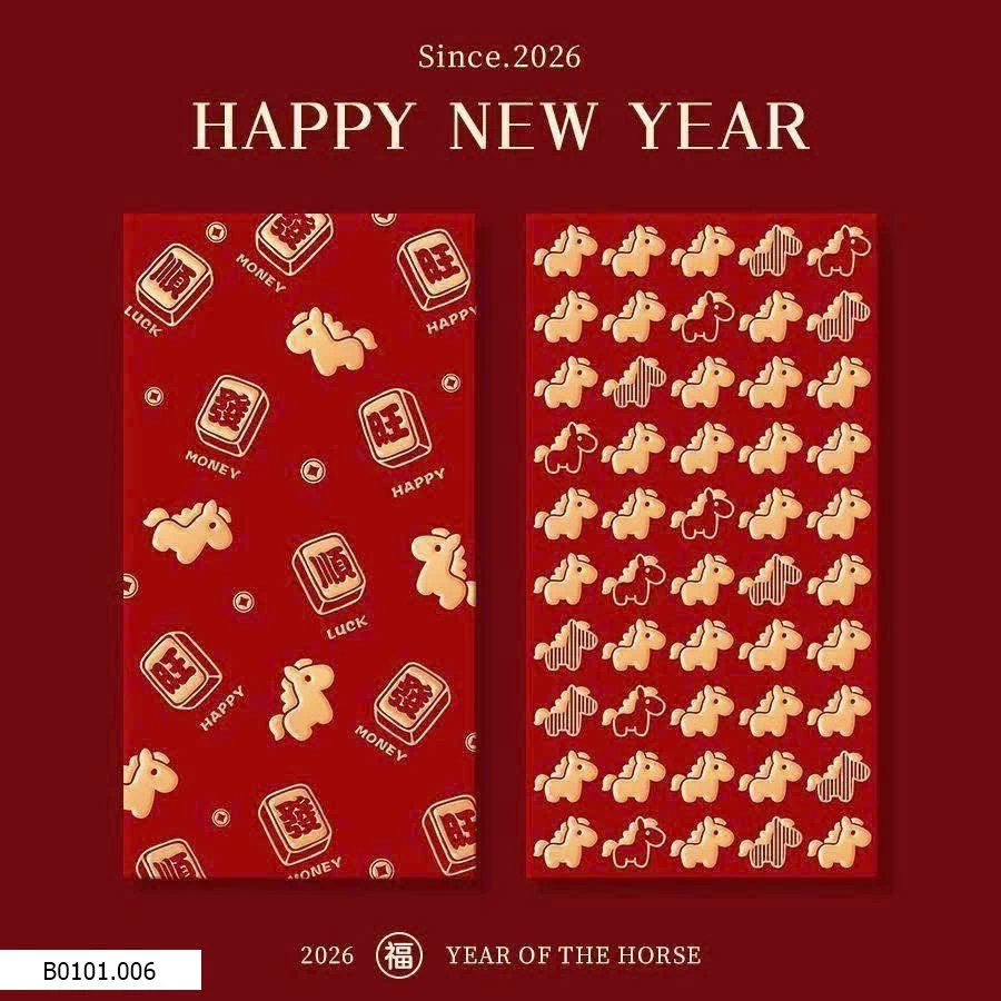 LÌ XÌ NĂM NGỌ Giá sỉ 75k/ combo 60c