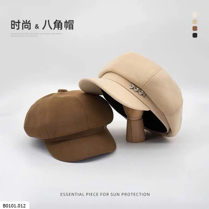 MŨ BAKER BOY NỮ FORM HÀN QUỐC  Giá sỉ 70k