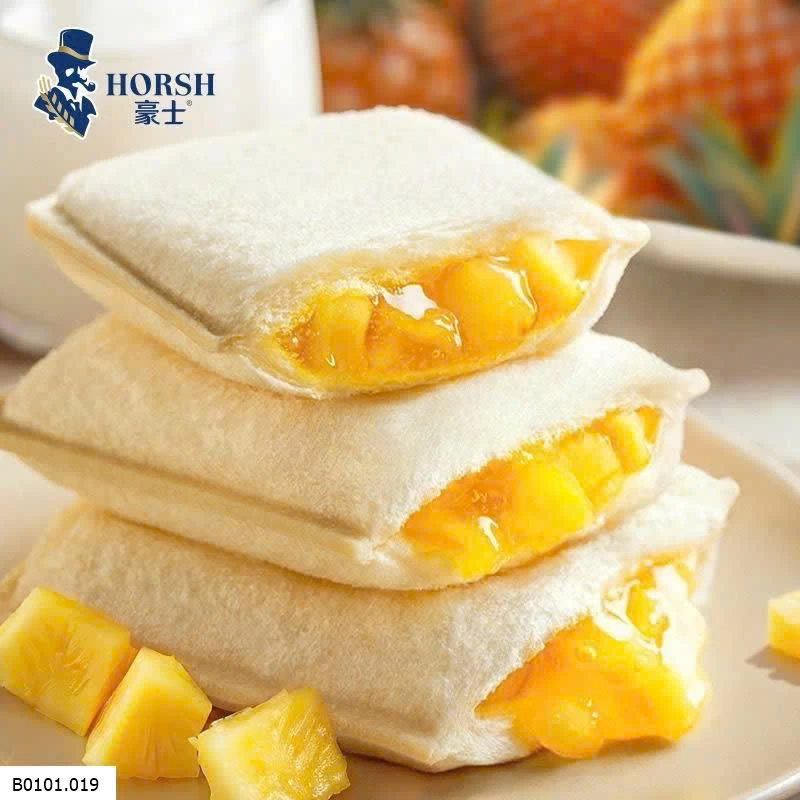 BÁNH SỮA CHUA VỊ DỨA HÃNG HORSH  Giá sỉ 120k /1 thùng 