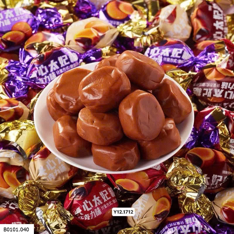 Kẹo socola nhân caramen chảy   Giá sỉ 110k/kg sỉ từ 2kg 