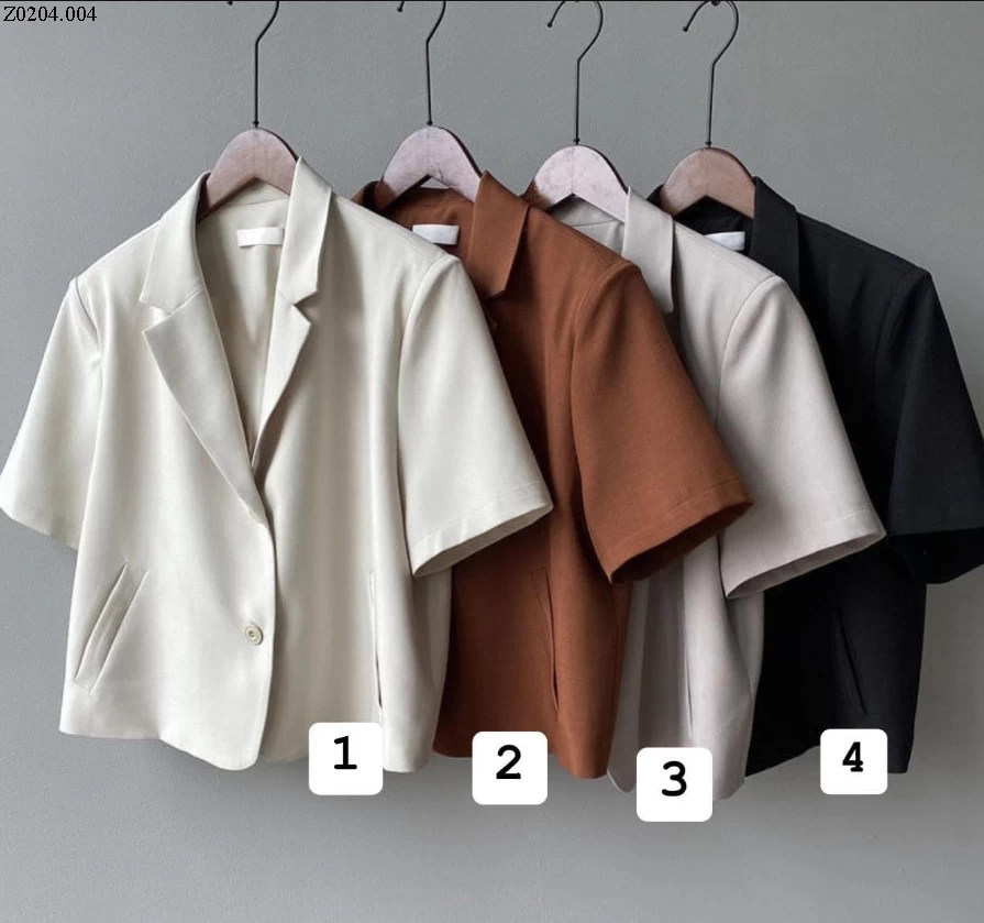 MẪU ÁO BLAZER CỘC TAY SỈ 129K