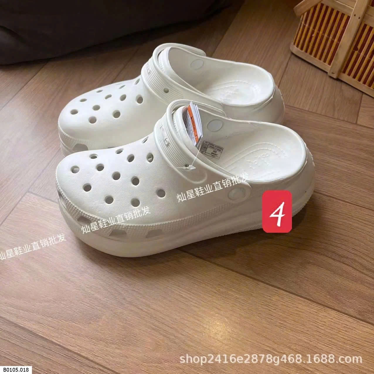 DÉP CROCS ĐỘN ĐẾ CHO NỮ   Sỉ 225k