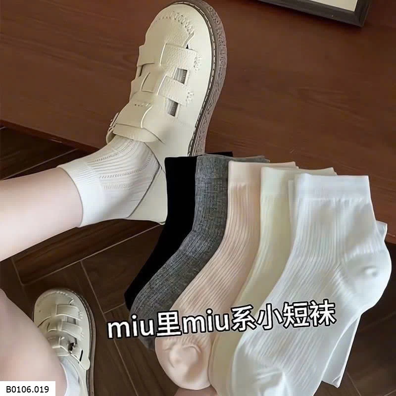 SET 10 ĐÔI TẤT   Sỉ 65k/ set 10 đôi( màu ngẫu nhiên)