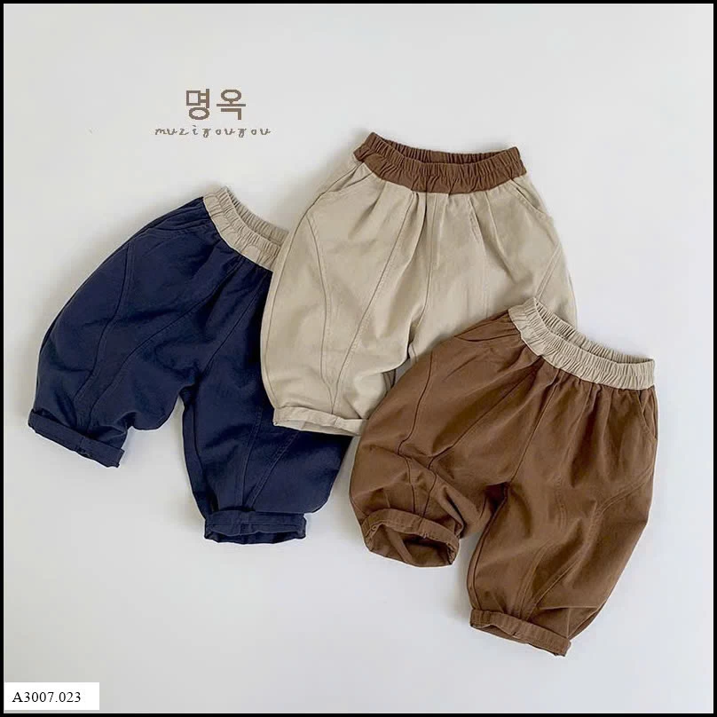 QUẦN CẠP CHUN PHỐI MÀU CHUN Giá sỉ 136k