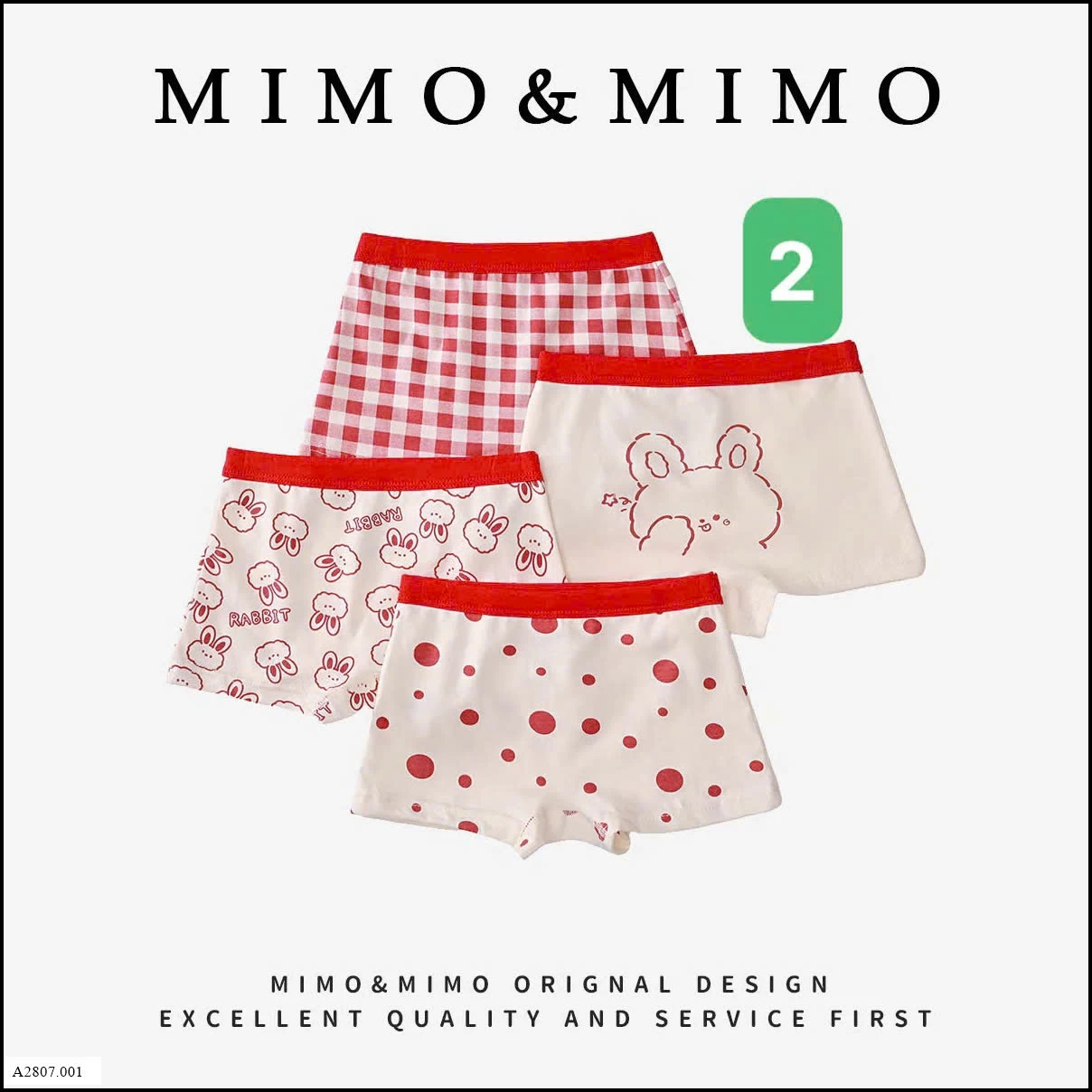 SET 4 QUẦN CHIP CHO BÉ GÁI   Giá sỉ 88k/set