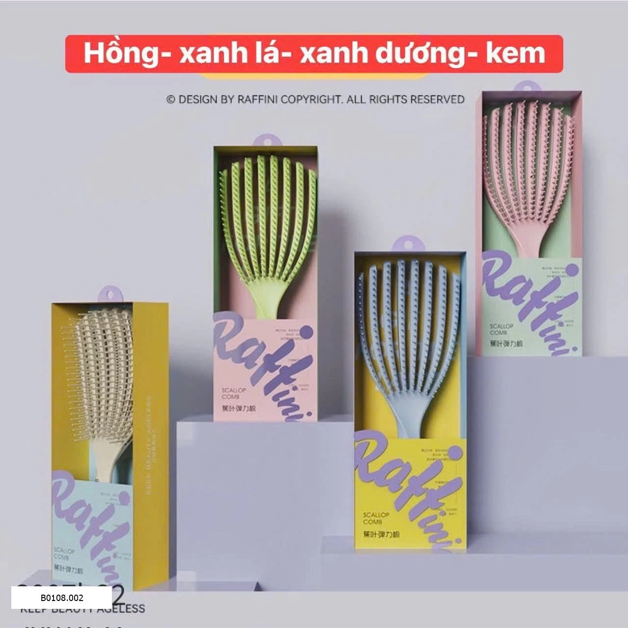 LƯỢC  CHÍNH HÃNG RAFFINI Sỉ 105k 