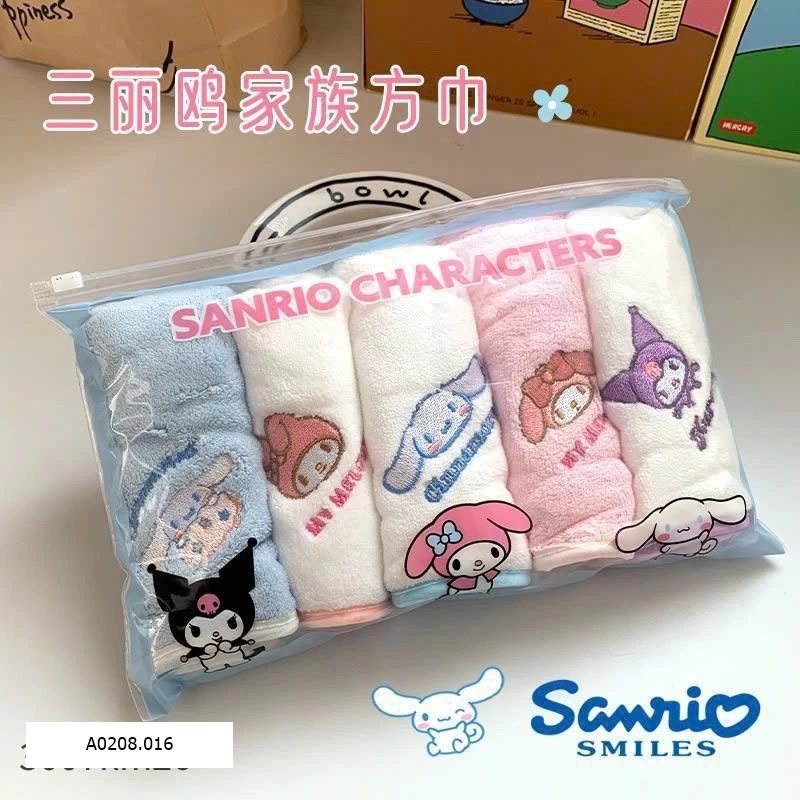 SET 10 KHĂN MẶT KU.RO.ME BÉ Sỉ 80k/1 set 10 khăn