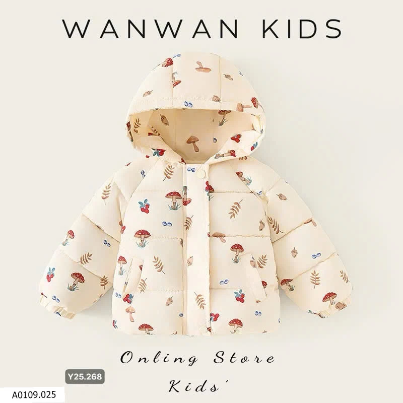 Áo phao in hình cute   Giá sỉ 150k