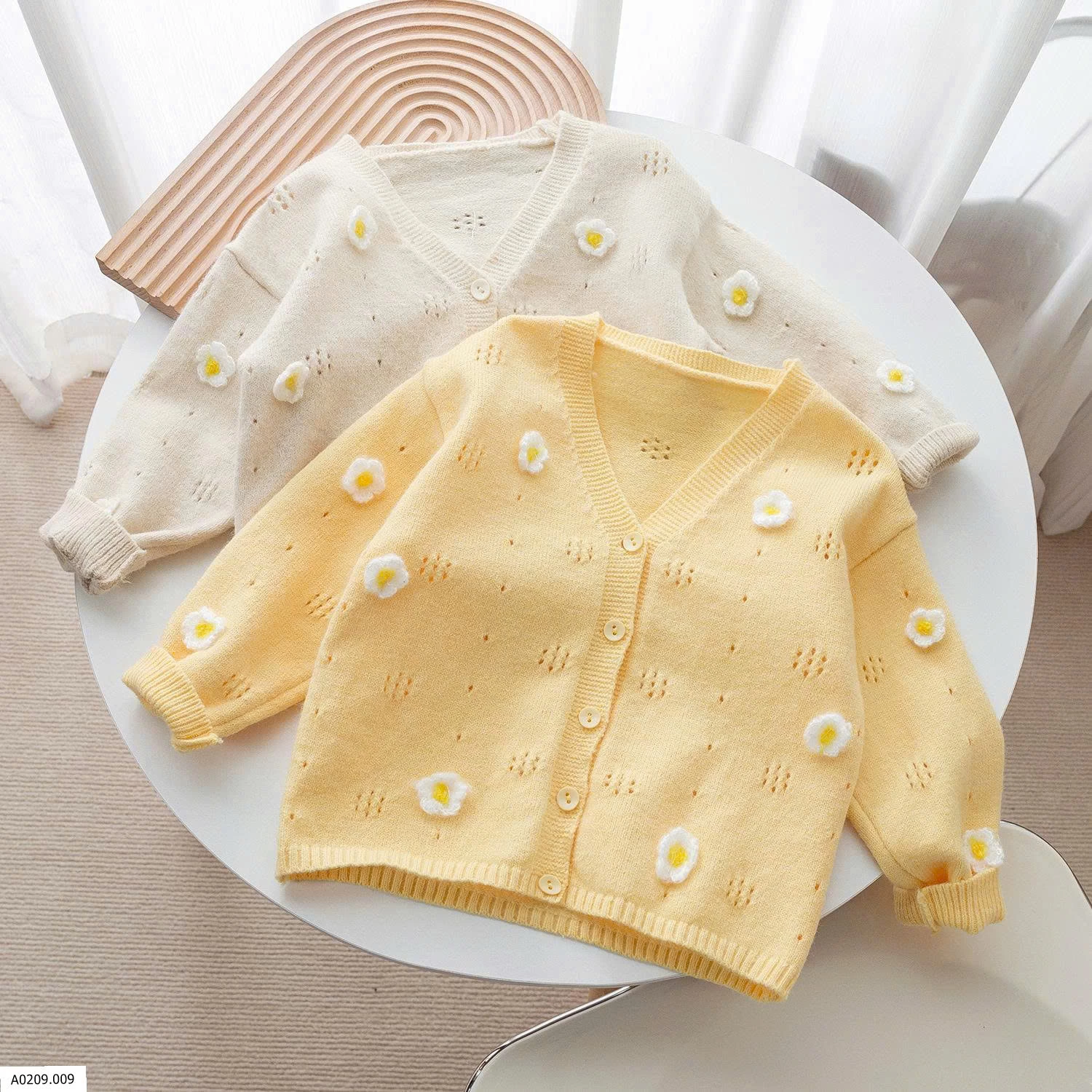  ÁO CARDIGAN LEN CHO BÉ GÁI Giá sỉ 113k