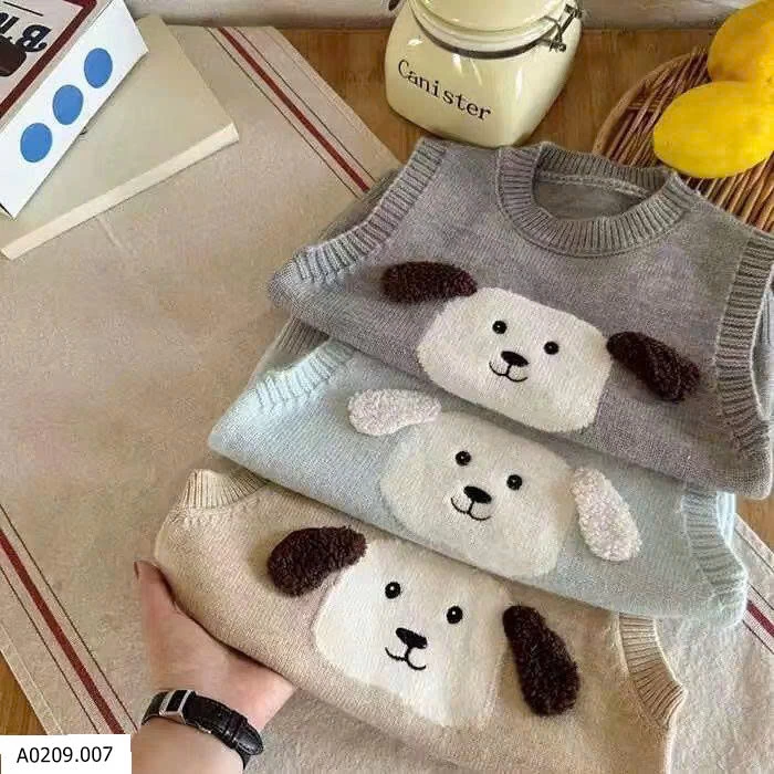 ÁO  GILE HÌNH CÚN CHO BÉ  Giá sỉ 120k