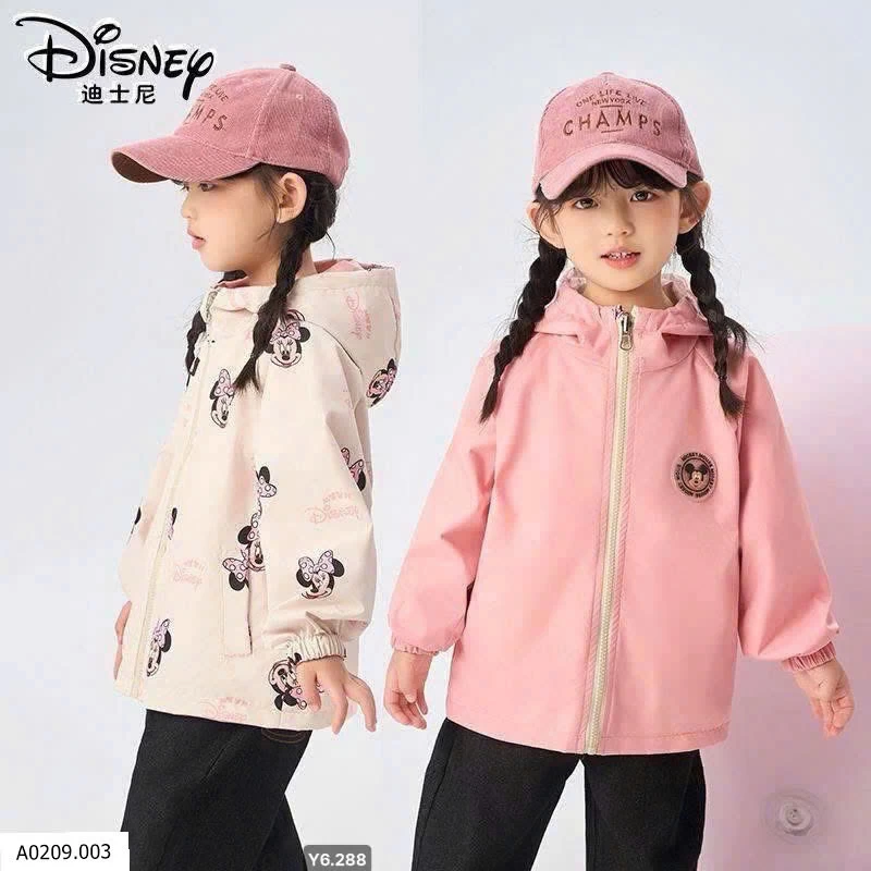 ÁO KHOÁC GIÓ DISNEY 2 MẶT Giá sỉ 175k
