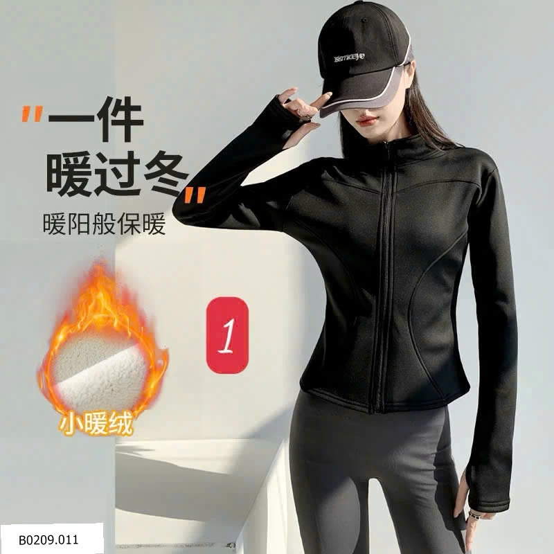 ÁO KHOÁC TẬP NỮ LÓT LÔNG CỪU Giá sỉ 135k