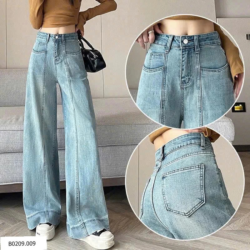 QUẦN JEAN XUÔNG VIỀN GÂN Giá sỉ 162k