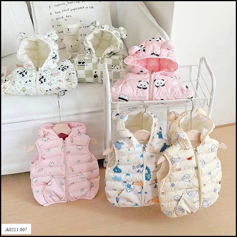 ÁO KHOÁC GILE CHO BÉ   Giá sỉ 109k