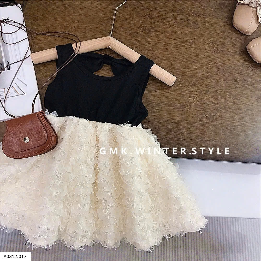 VÁY CÔNG CHÚA SÁT NÁCH HỞ LƯNG BG  Giá sỉ 198k