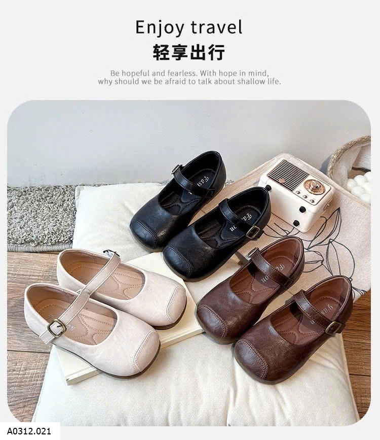 GIÀY BÚP BÊ VINTAGE BÉ GÁI Giá sỉ 23-28: 121k 29-34: 128k