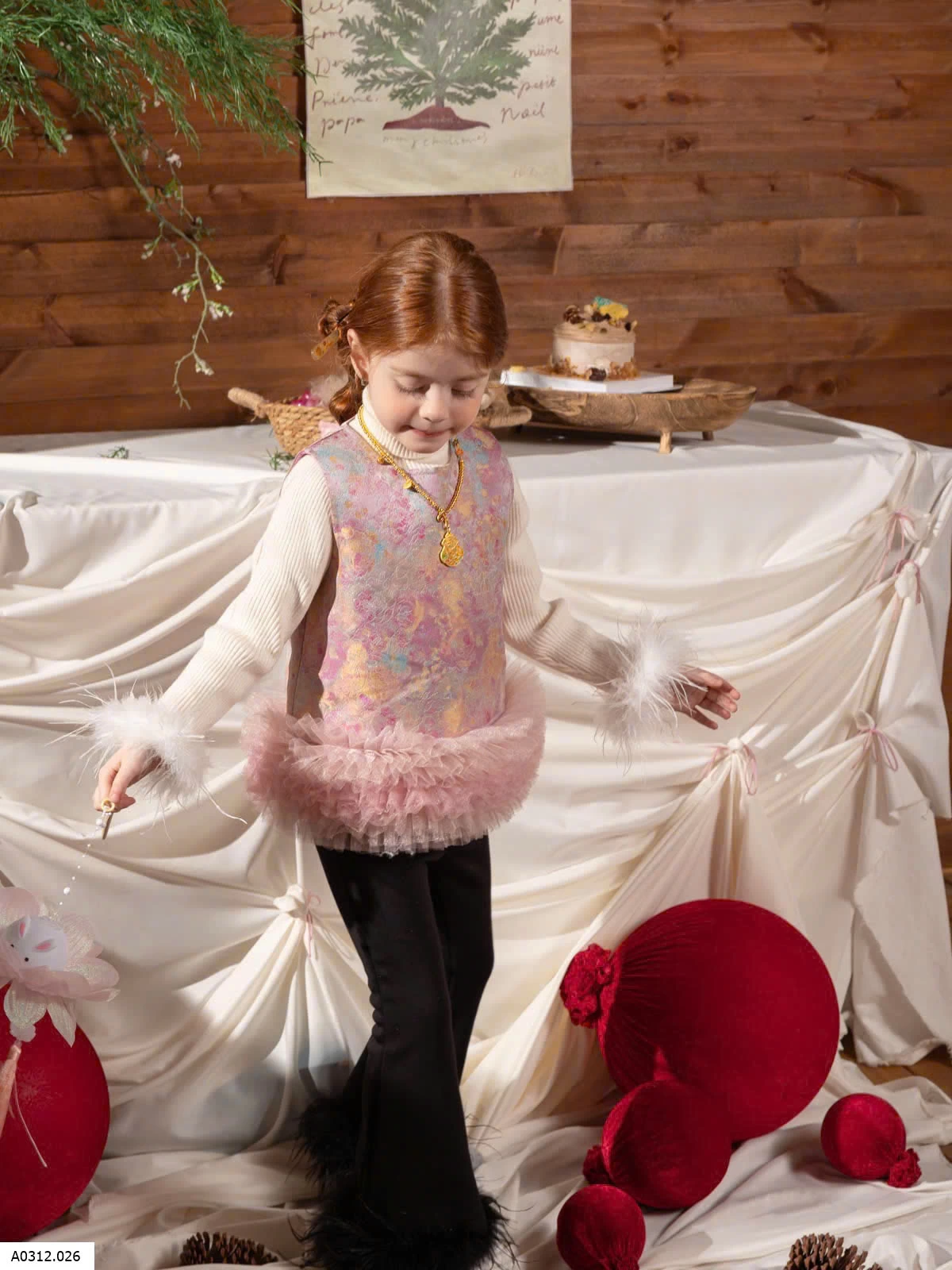 ÁO GẤM SÁT NÁCH PHỐI VOAN NHIỀU TẦNG BG   Giá sỉ 235k