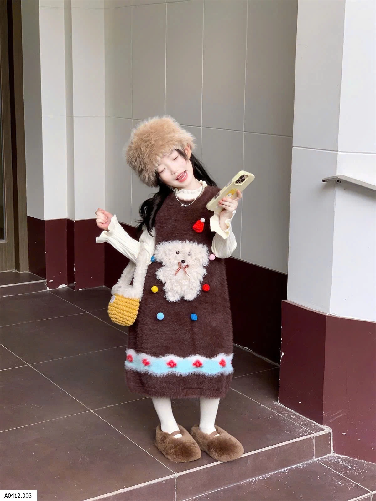 SET ÁO LEN MIX VÁY CÚN BG Giá sỉ áo: 151k váy: 303k